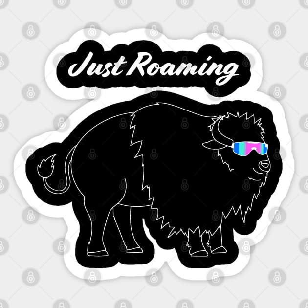 Buffalo Sticker by Drawin4U